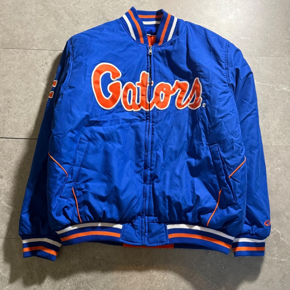 Vintage Y2K G-III Sports Florida Gators Reversible Bomber Jacket XL